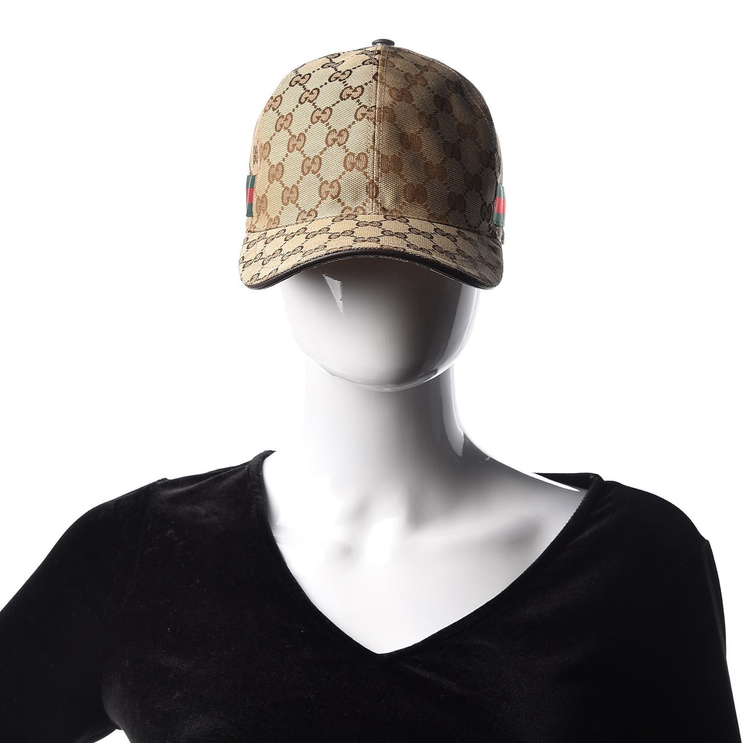 Monogram Web Baseball Hat L Beige Cocoa