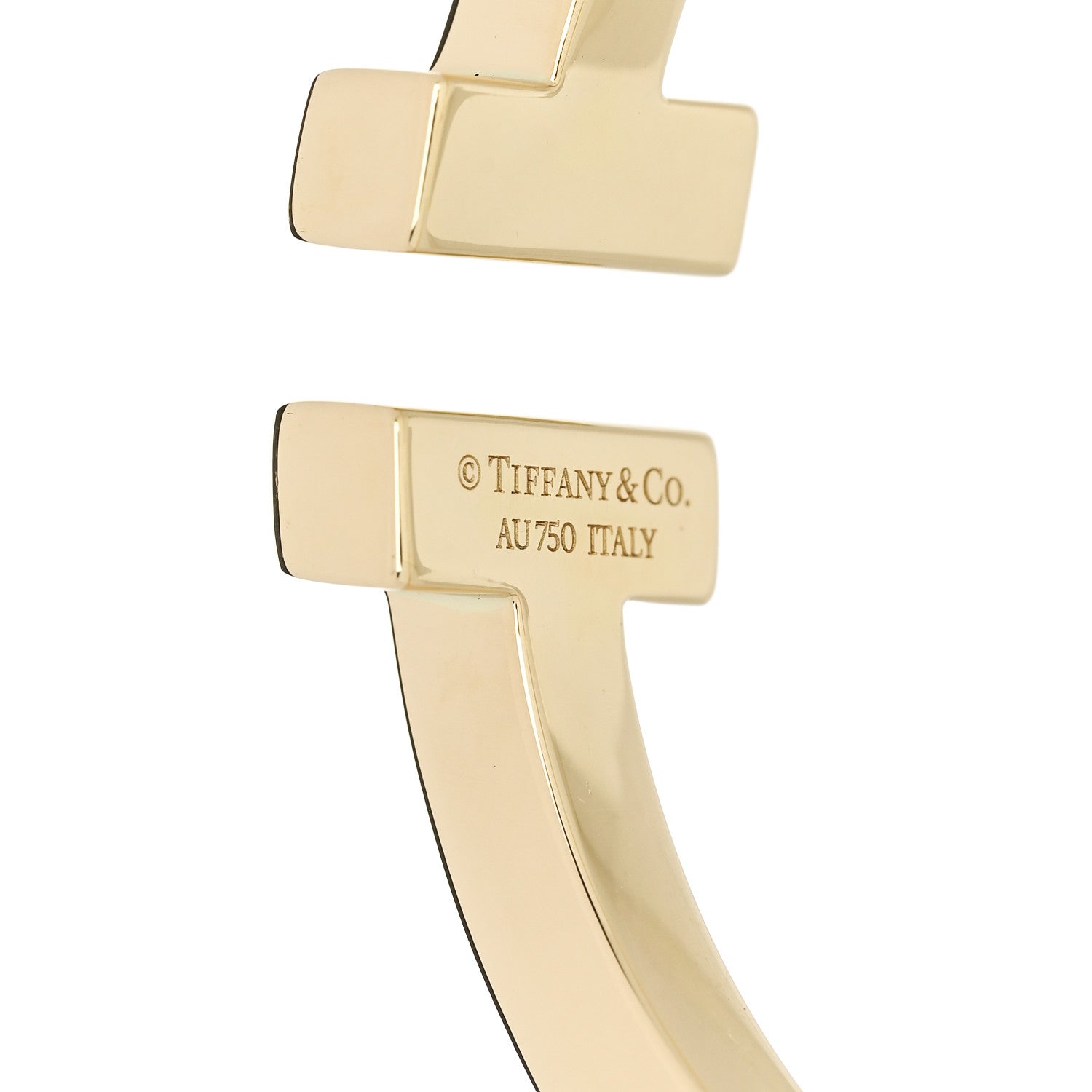 Tiffany 18K Yellow Gold T Square Bracelet 3 of 4