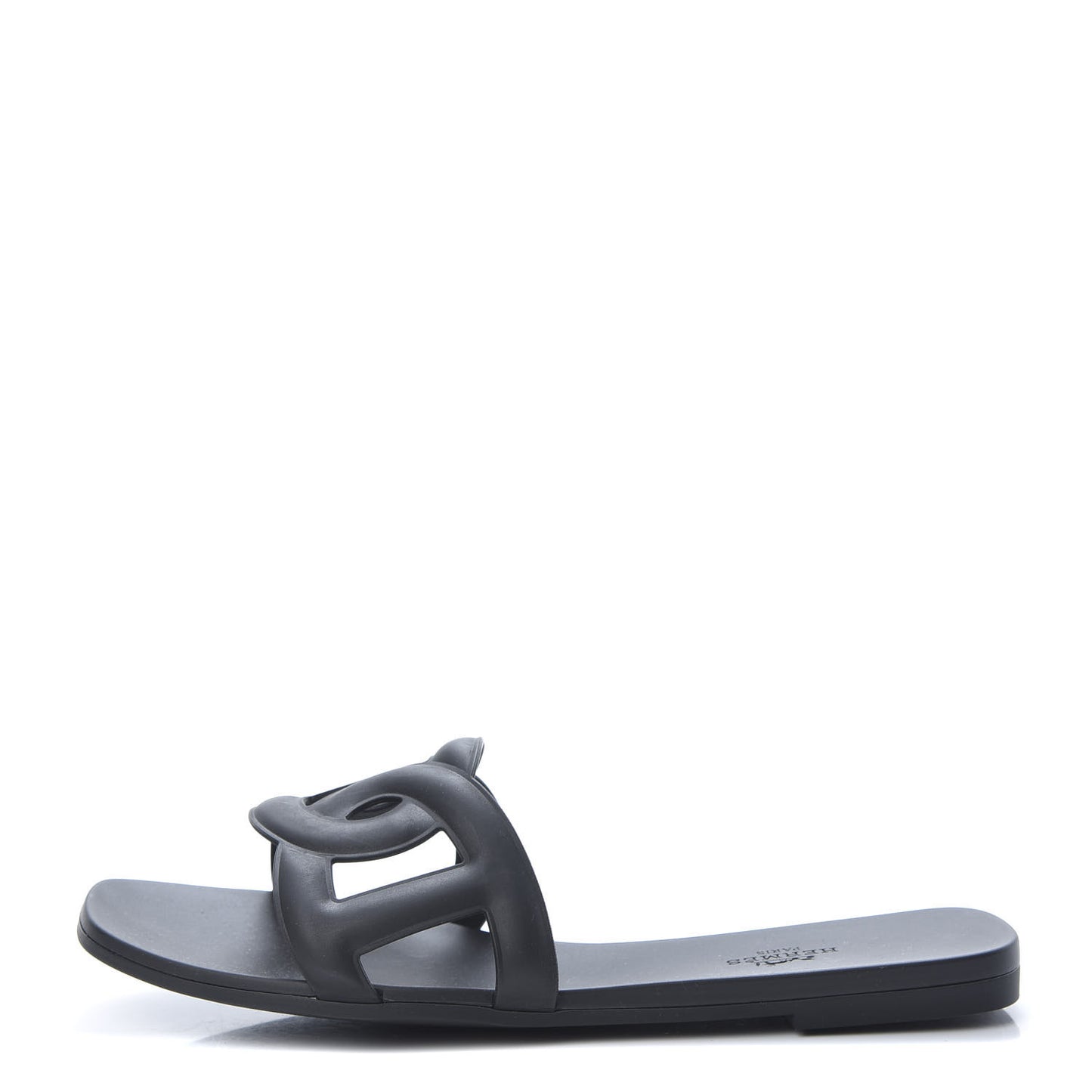 Rubber Aloha Sandals 39 Black