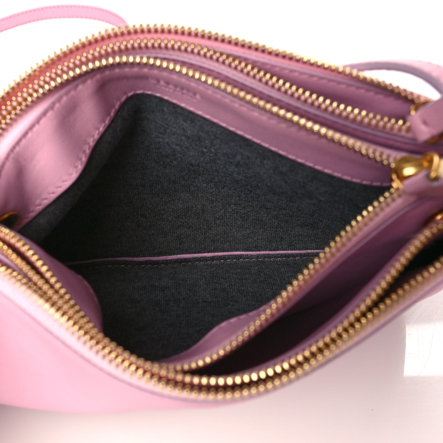Lambskin Small Trio Crossbody Bag Pink
