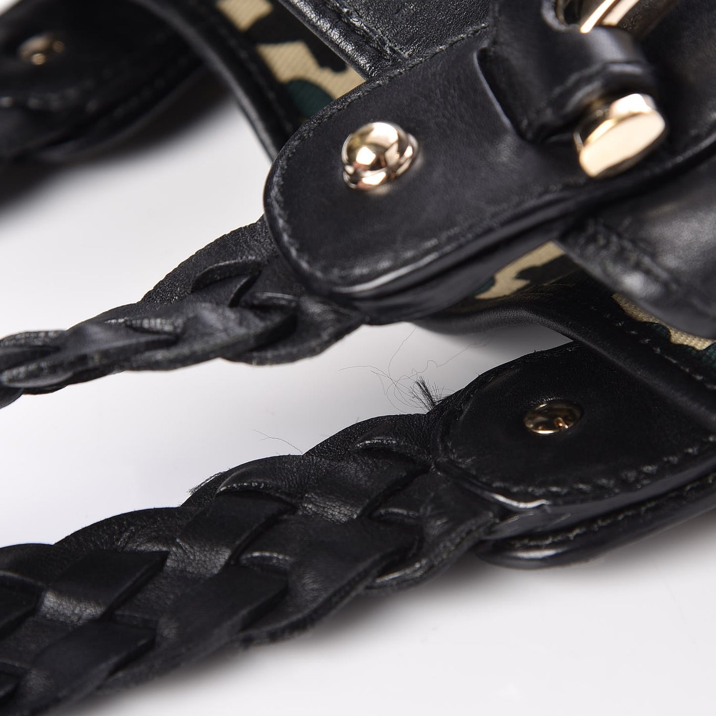 Guccissima Small Pelham Shoulder Bag Black