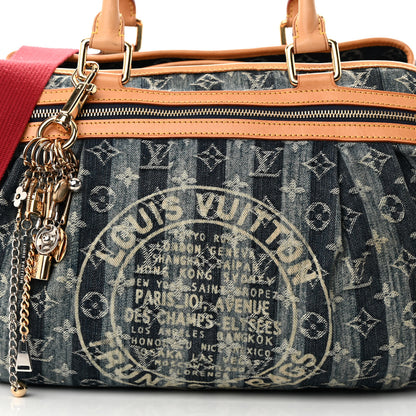 Louis Vuitton Denim Raye Cabas GM 10 of 19