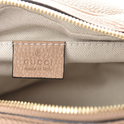 Gucci Pebbled Calfskin Small Soho Disco Bag Camelia 10 of 12