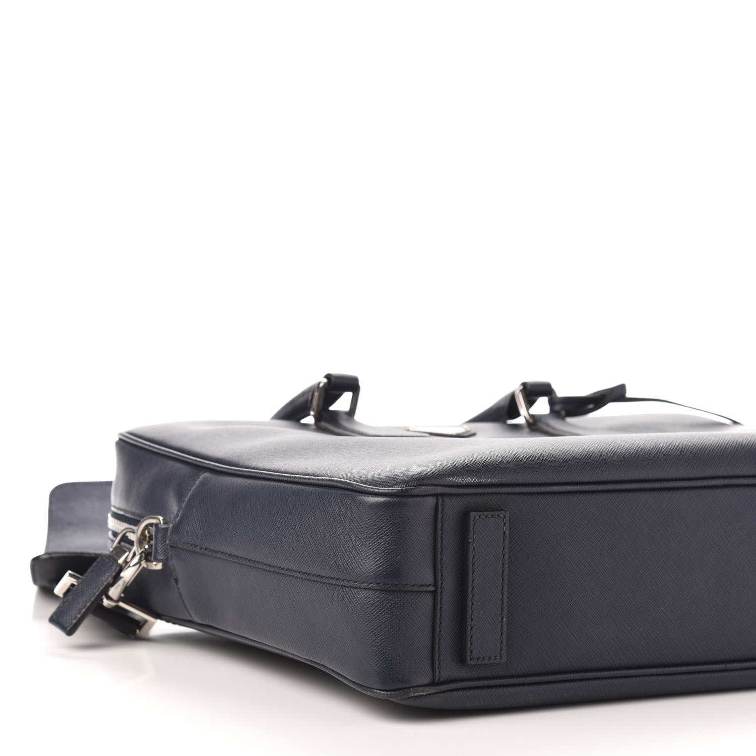 Prada Saffiano Travel Briefcase Baltico 9 of 11