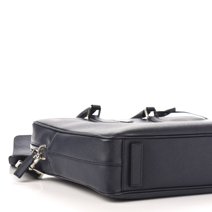 Prada Saffiano Travel Briefcase Baltico 9 of 11