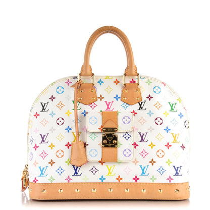 Louis Vuitton Monogram Multicolor Alma GM White 1 of 9