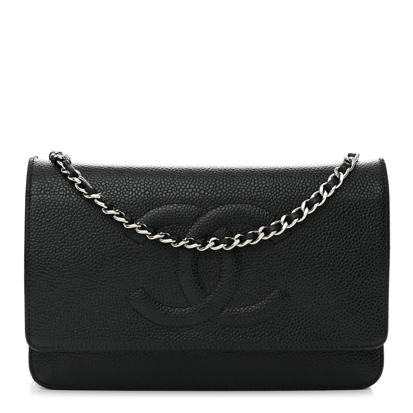 Caviar Timeless CC Wallet on Chain WOC Black