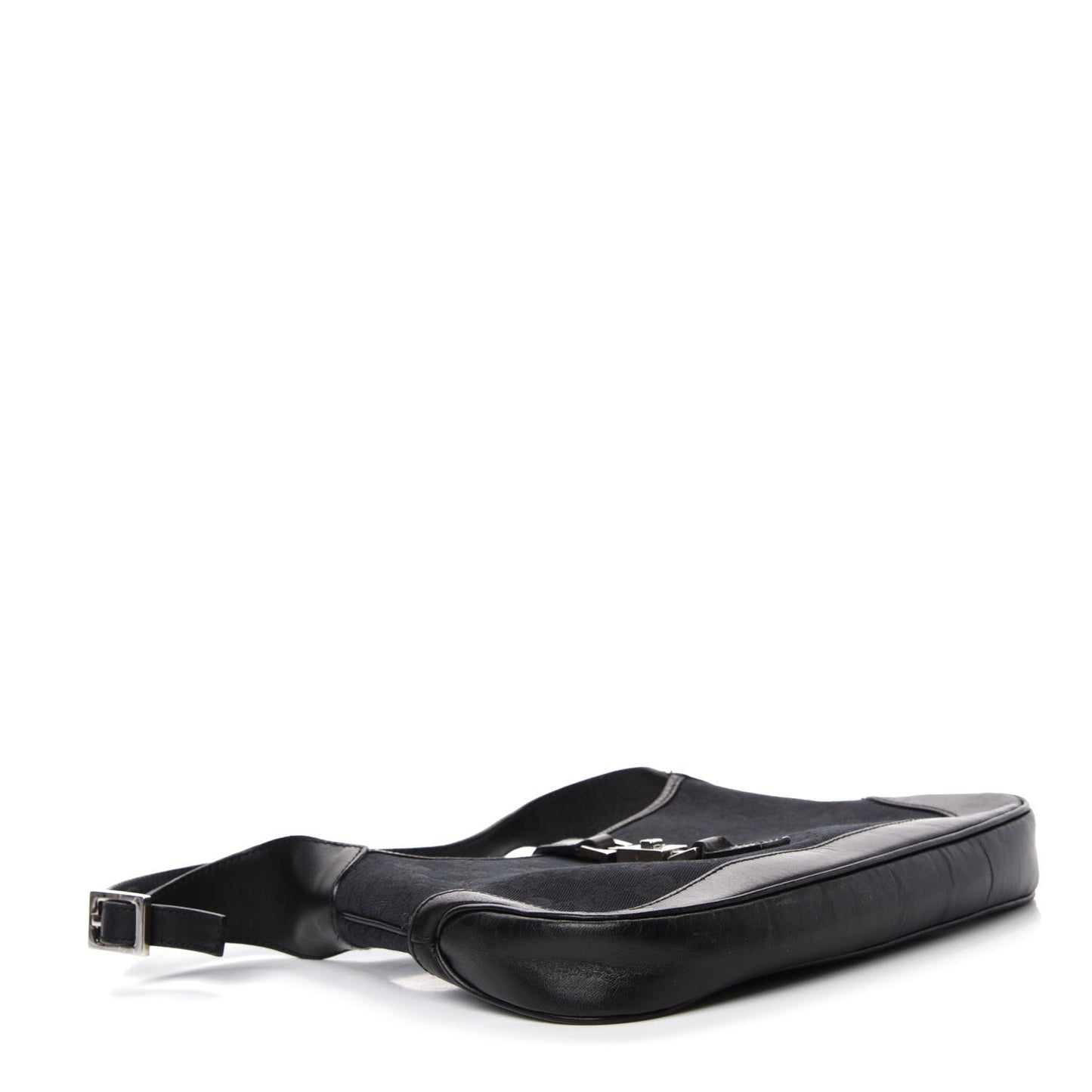 Monogram Small Jackie O Hobo Black