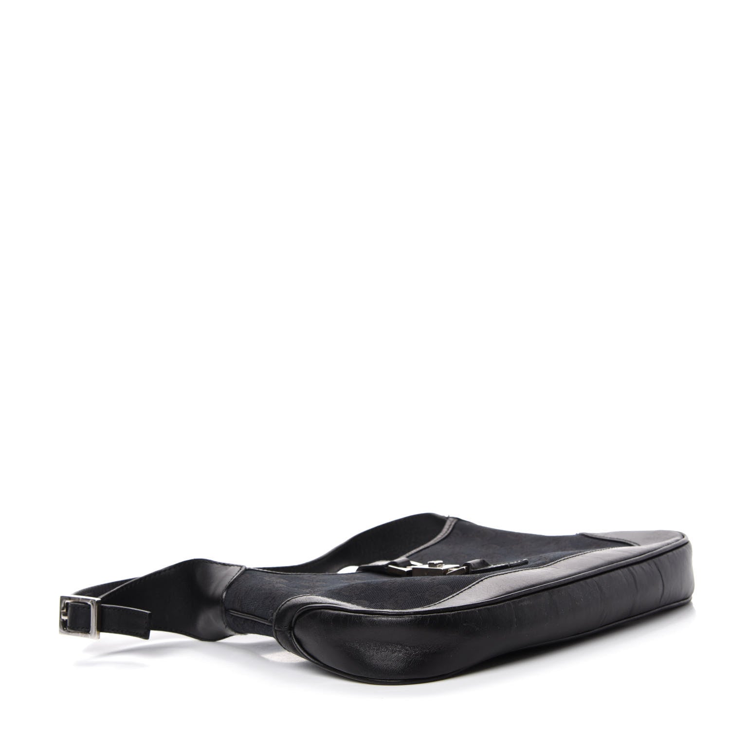 Gucci Monogram Small Jackie O Hobo Black 4 of 10