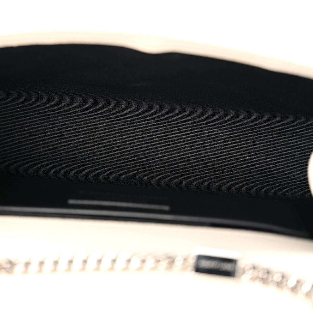 Grain De Poudre Medium Classic Monogram Kate Satchel Icy White