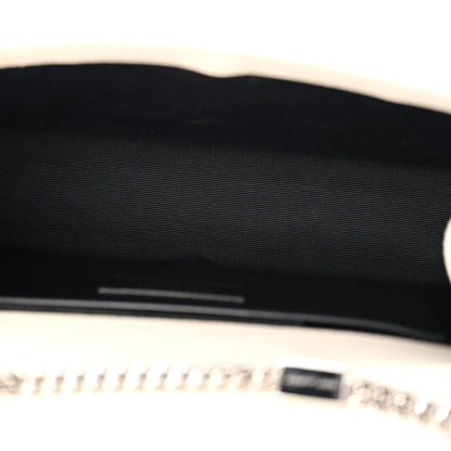 Saint Laurent Grain De Poudre Medium Classic Monogram Kate Satchel Icy White 5 of 12