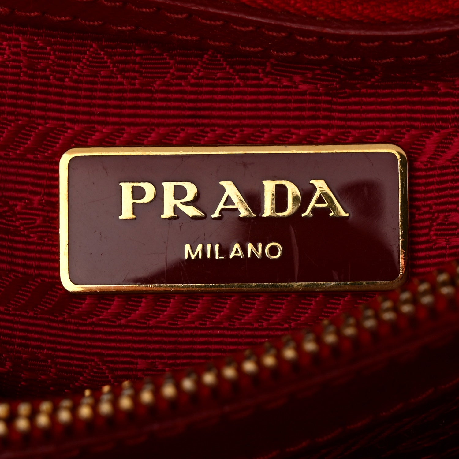 Prada Saffiano Vernice  Promenade Tote Rosso 6 of 11