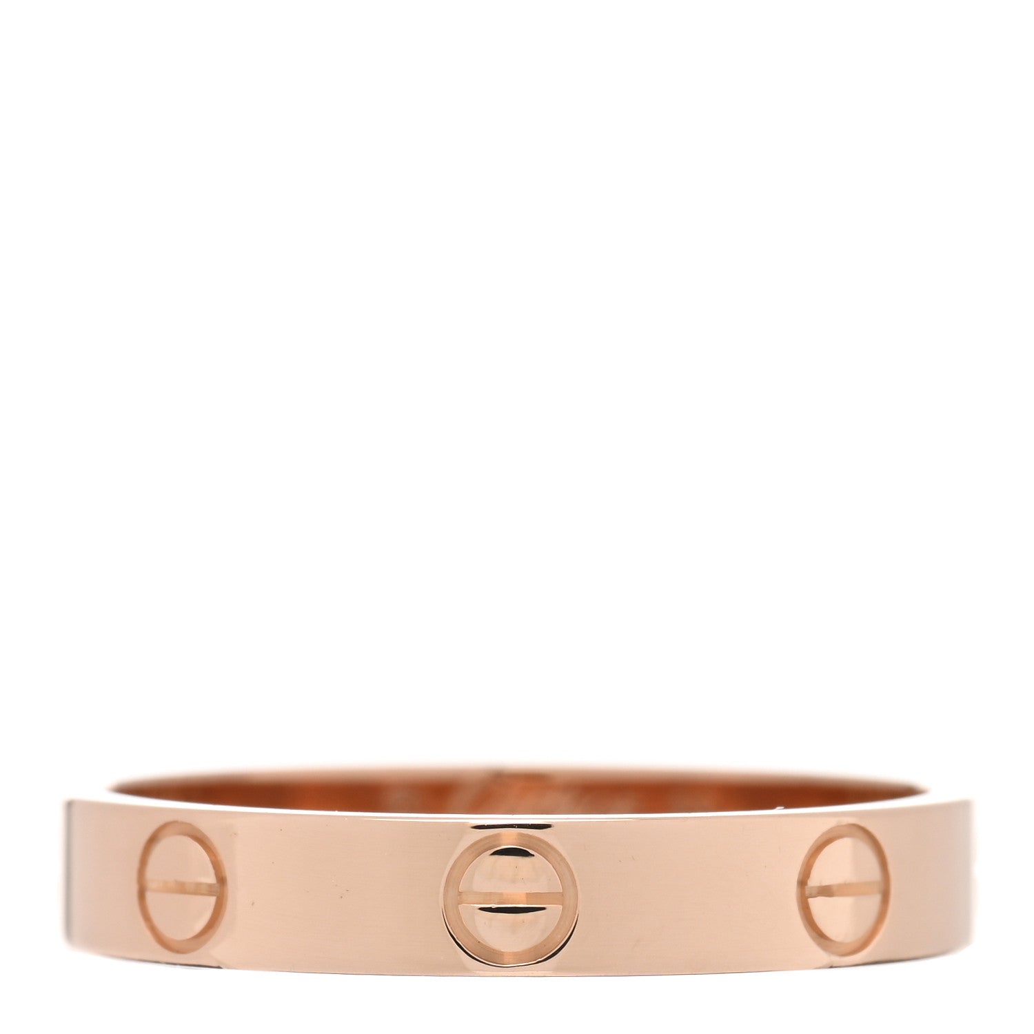 Cartier 18K Pink Gold 3.5mm LOVE Wedding Band Ring 58 8.5 1 of 5