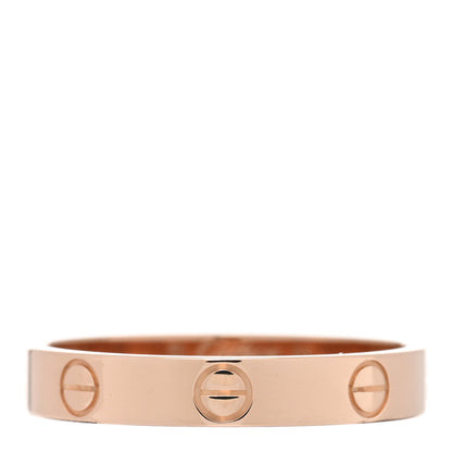 Cartier 18K Pink Gold 3.5mm LOVE Wedding Band Ring 58 8.5 1 of 5