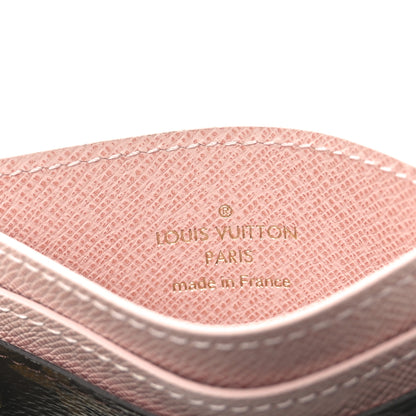 Louis Vuitton Monogram LV Charms Card Holder Rose Ballerine 6 of 7