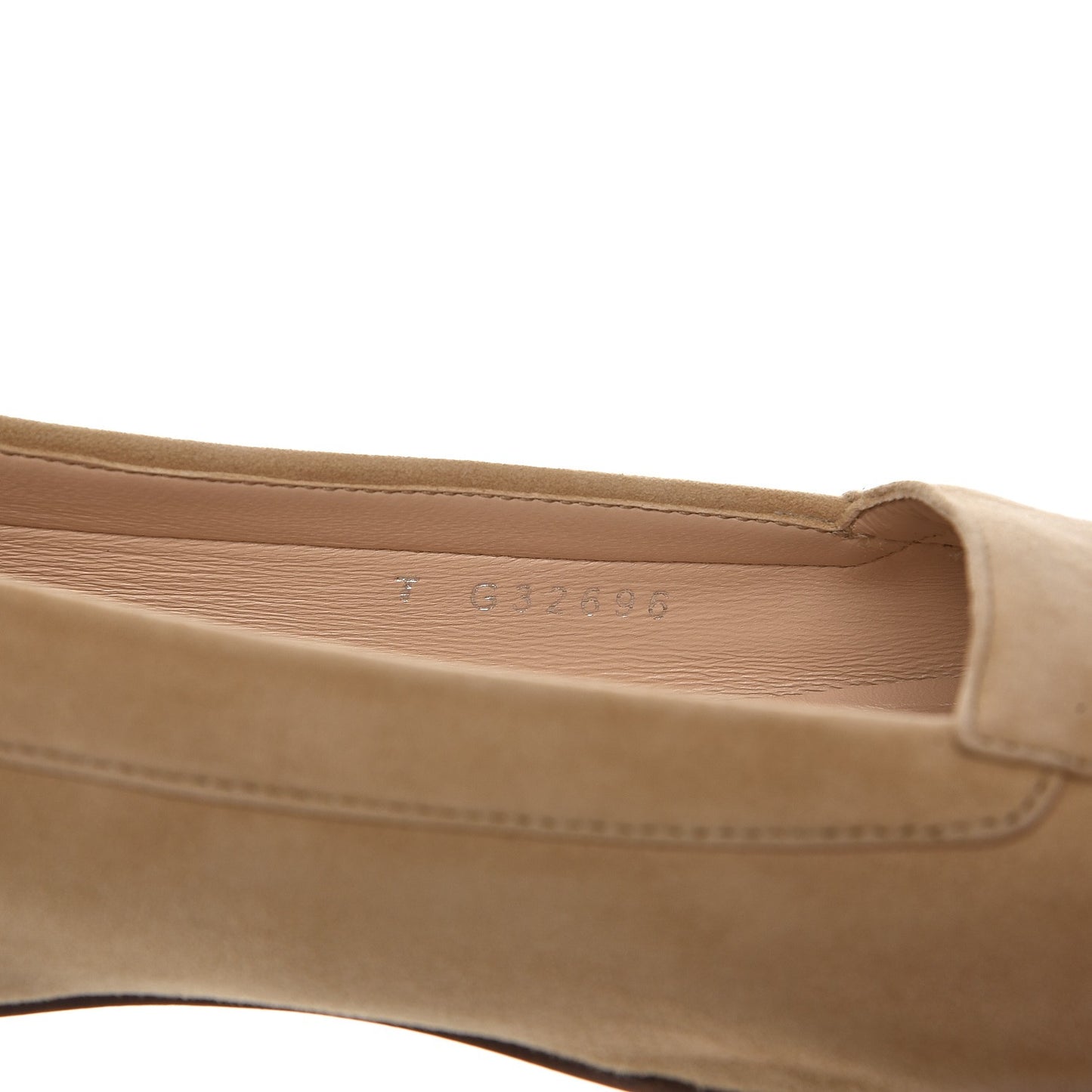 Kid Suede CC Flats 40 Beige
