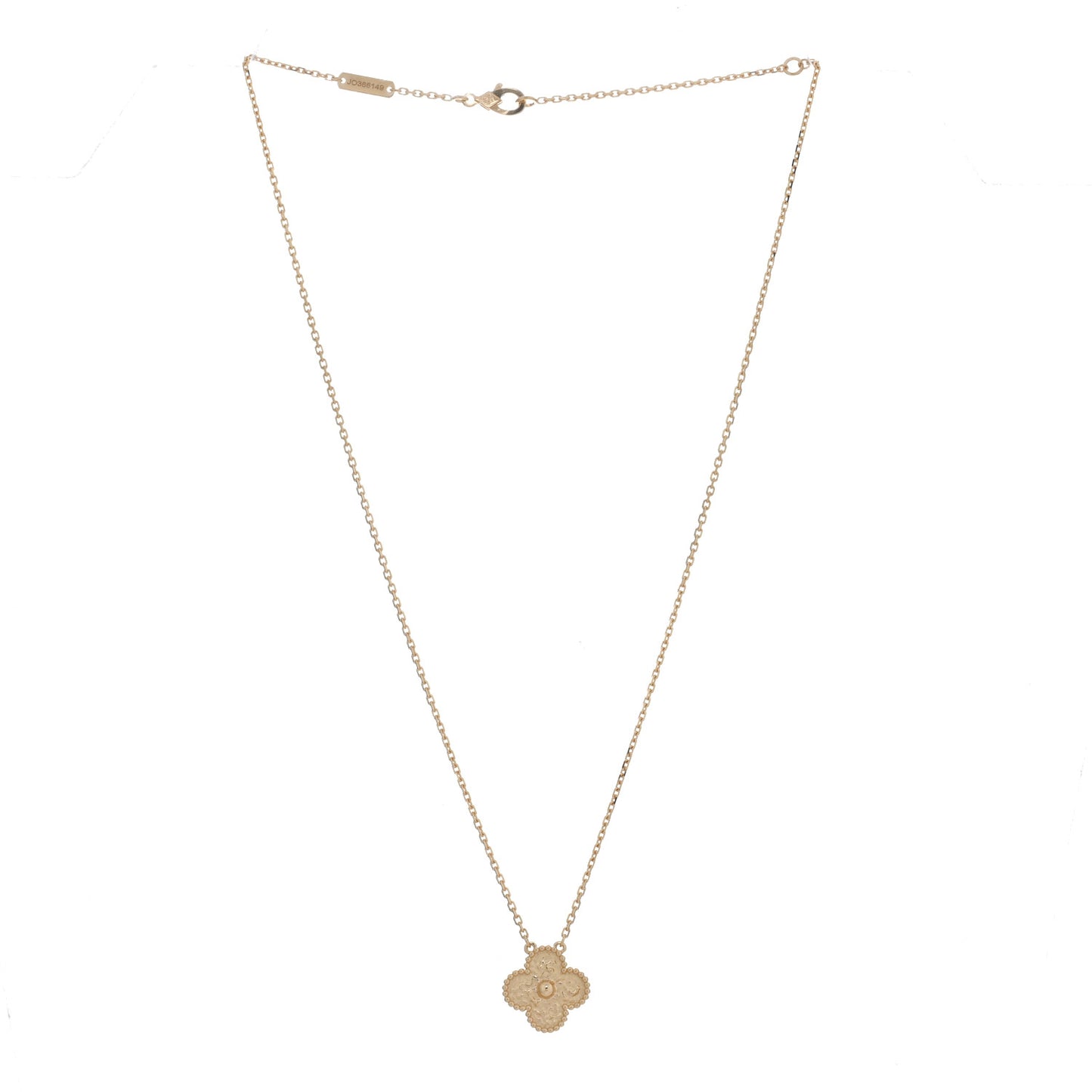 18K Yellow Gold Vintage Alhambra Pendant Necklace