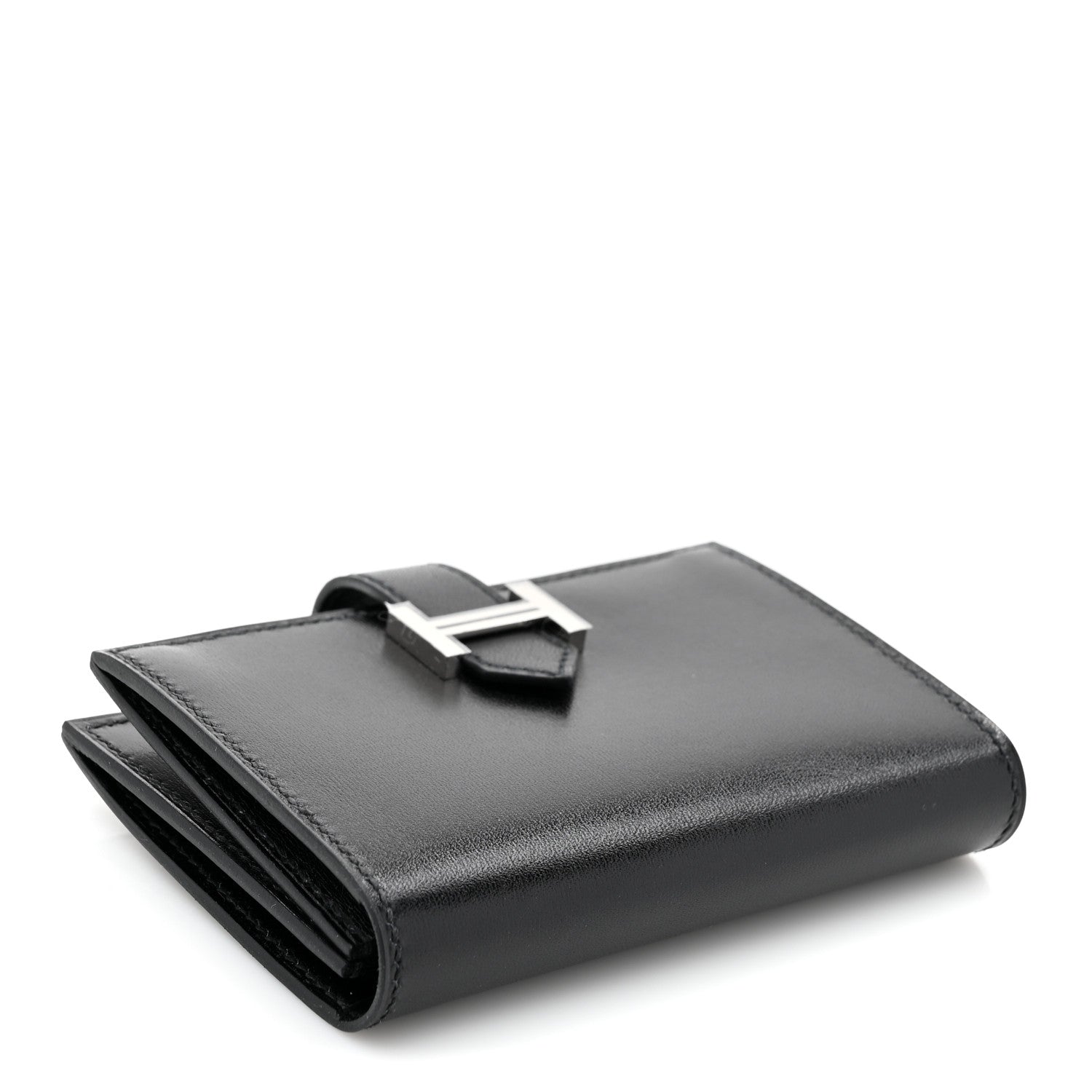 Hermes Box Bearn Card Holder Wallet Black 4 of 8