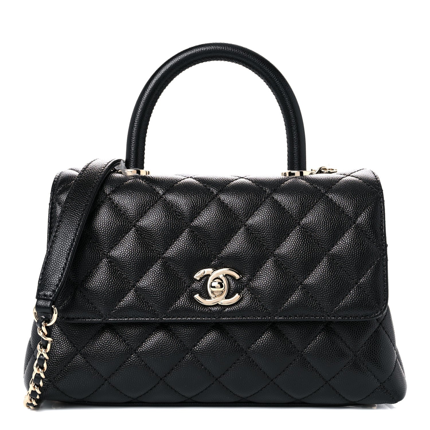 Chanel Caviar Quilted Mini Coco Handle Flap Black 1 of 11