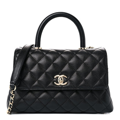 Chanel Caviar Quilted Mini Coco Handle Flap Black 1 of 11
