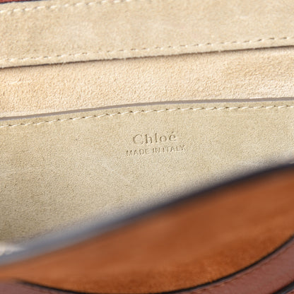 Chloe Shiny Goatskin Smooth Calfskin Suede Small Pixie Bag Saffron Red 5 of 8