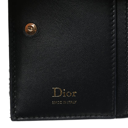 Christian Dior Oblique Bow Dahlia Wallet Blue 6 of 8