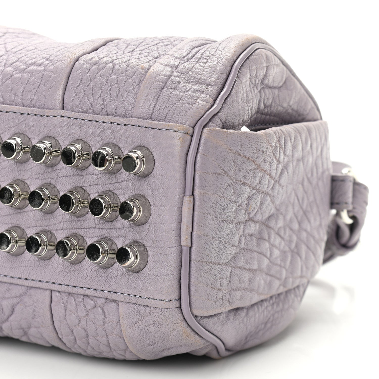 Alexander Wang Pebbled Lambskin Mini Rockie Lavender Rodhium Hardware 9 of 21