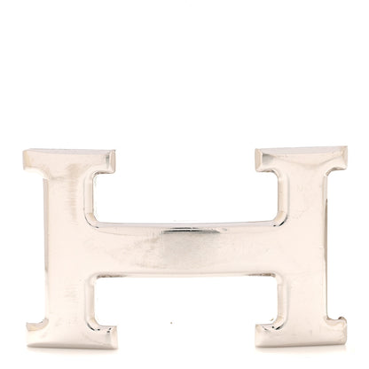 Hermes Polished Palladium 32mm H Belt Buckle Silver 1 of 4