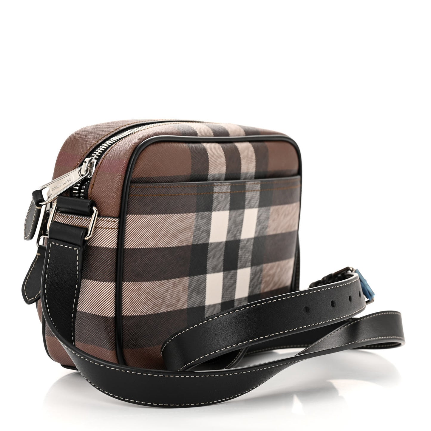 Canvas Check Paddy Messenger Birch Brown