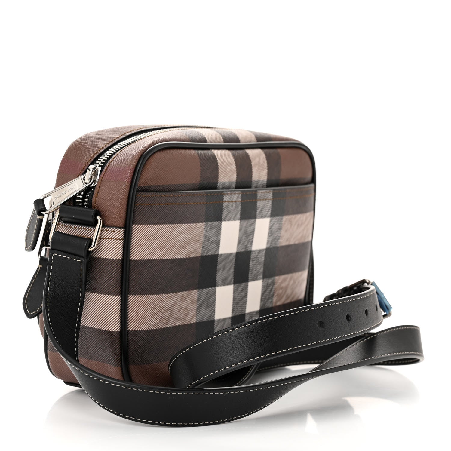 Burberry Canvas Check Paddy Messenger Birch Brown 3 of 9