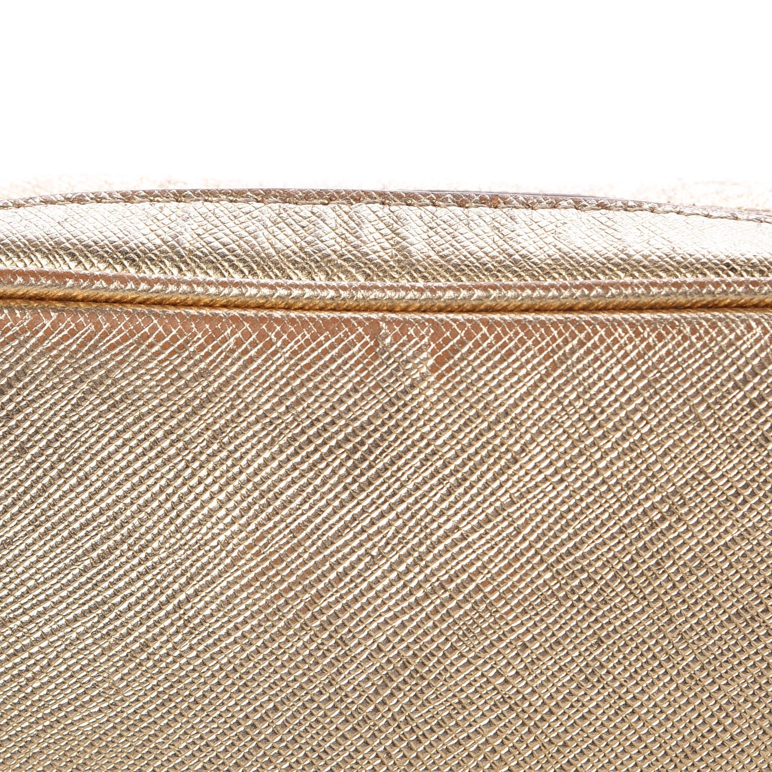 Prada Metallic Saffiano Mini Camera Crossbody Platino 14 of 17