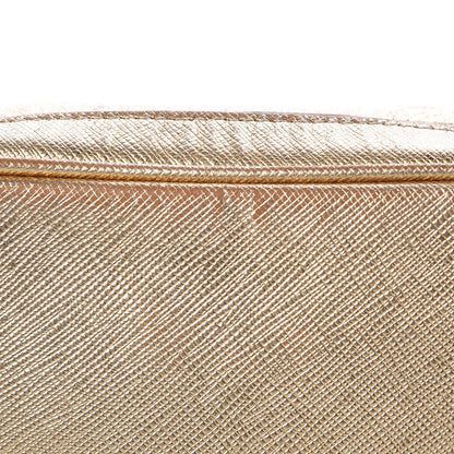 Prada Metallic Saffiano Mini Camera Crossbody Platino 14 of 17