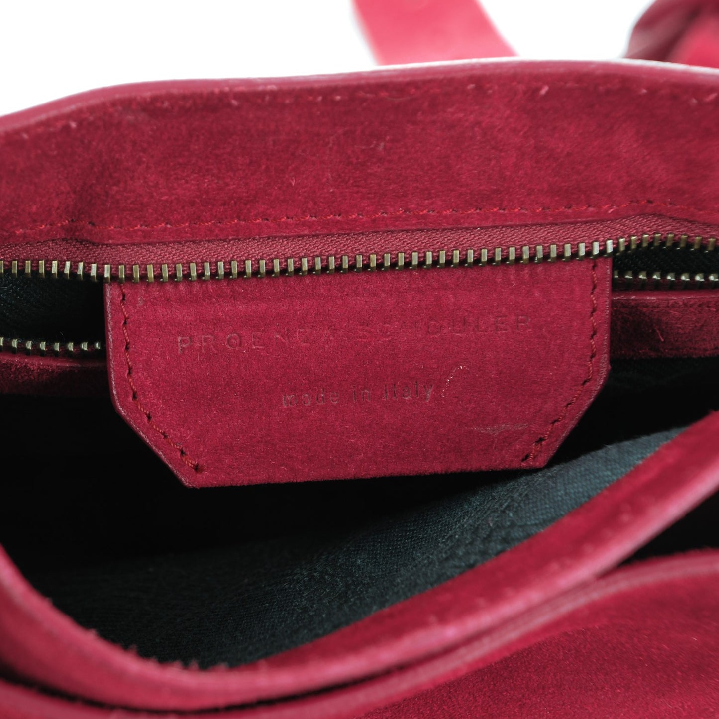 Suede PS1 Pouch Messenger Raspberry