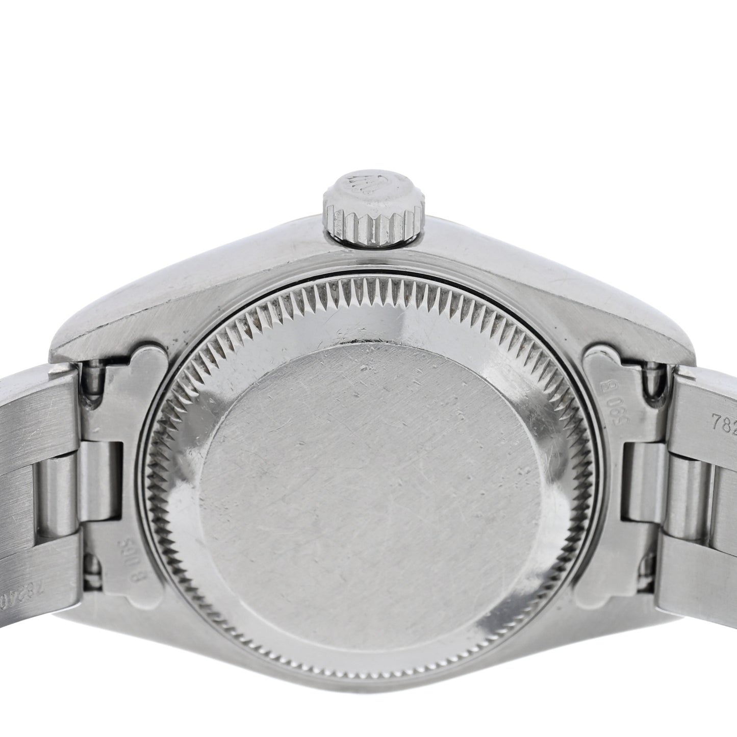 Stainless Steel 18K White Gold Diamond 26mm Oyster Perpetual Datejust Watch Black 79174
