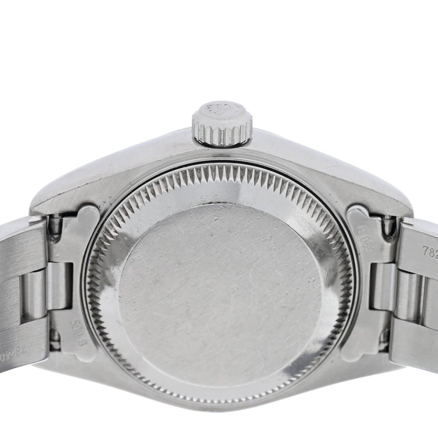 Rolex Stainless Steel 18K White Gold Diamond 26mm Oyster Perpetual Datejust Watch Black 79174 4 of 5