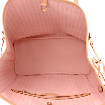 Louis Vuitton Damier Azur Neo Neverfull MM Rose Ballerine 5 of 10