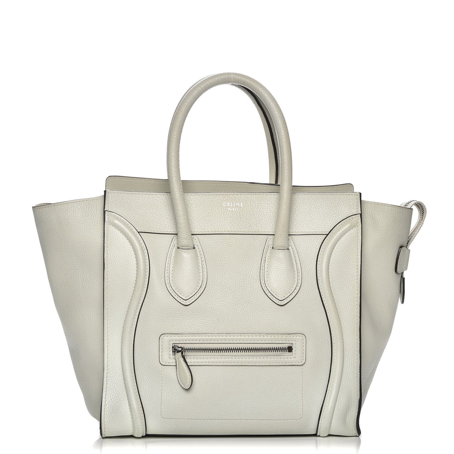 Drummed Calfskin Mini Luggage Lune