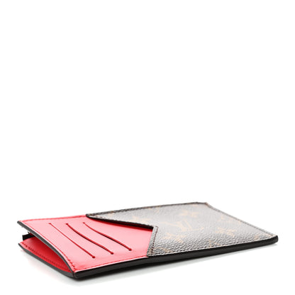 Louis Vuitton Monogram Calfskin Coin Card Holder Red 4 of 7