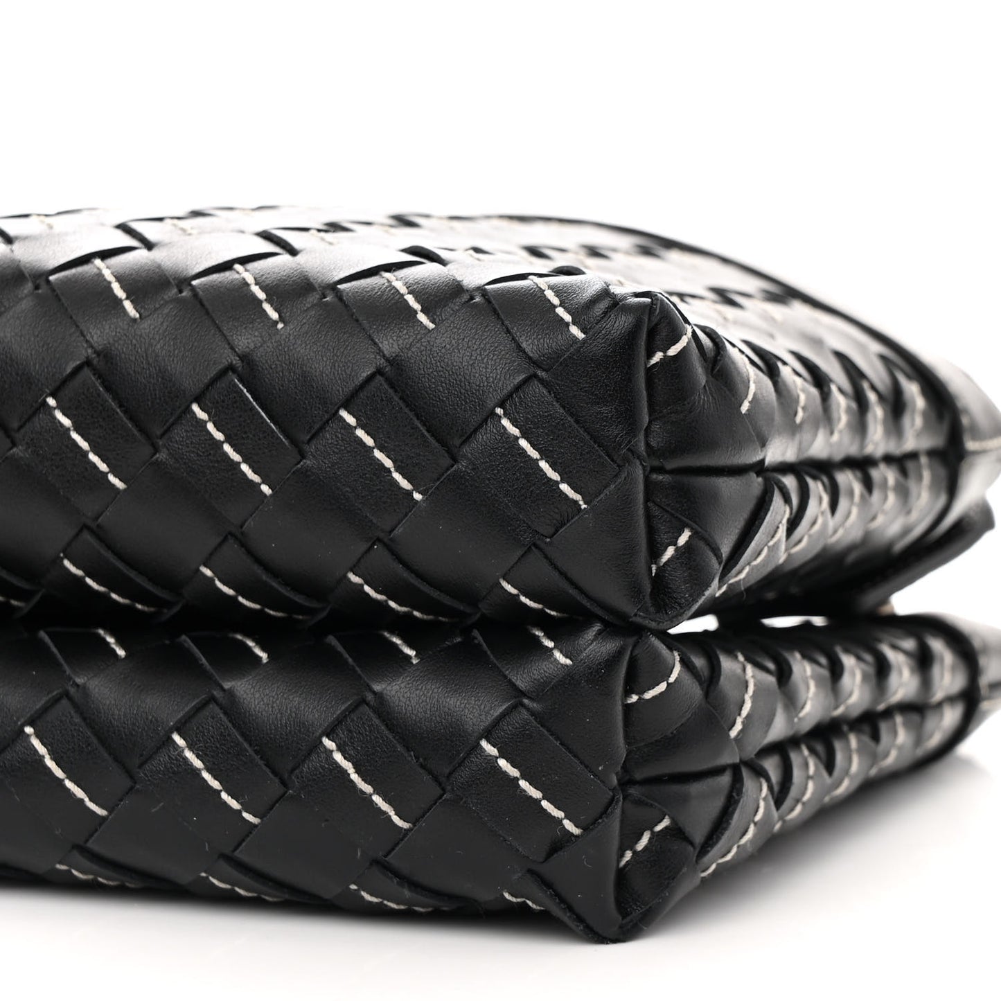 Nappa Intrecciato Duo Bag Black Natural