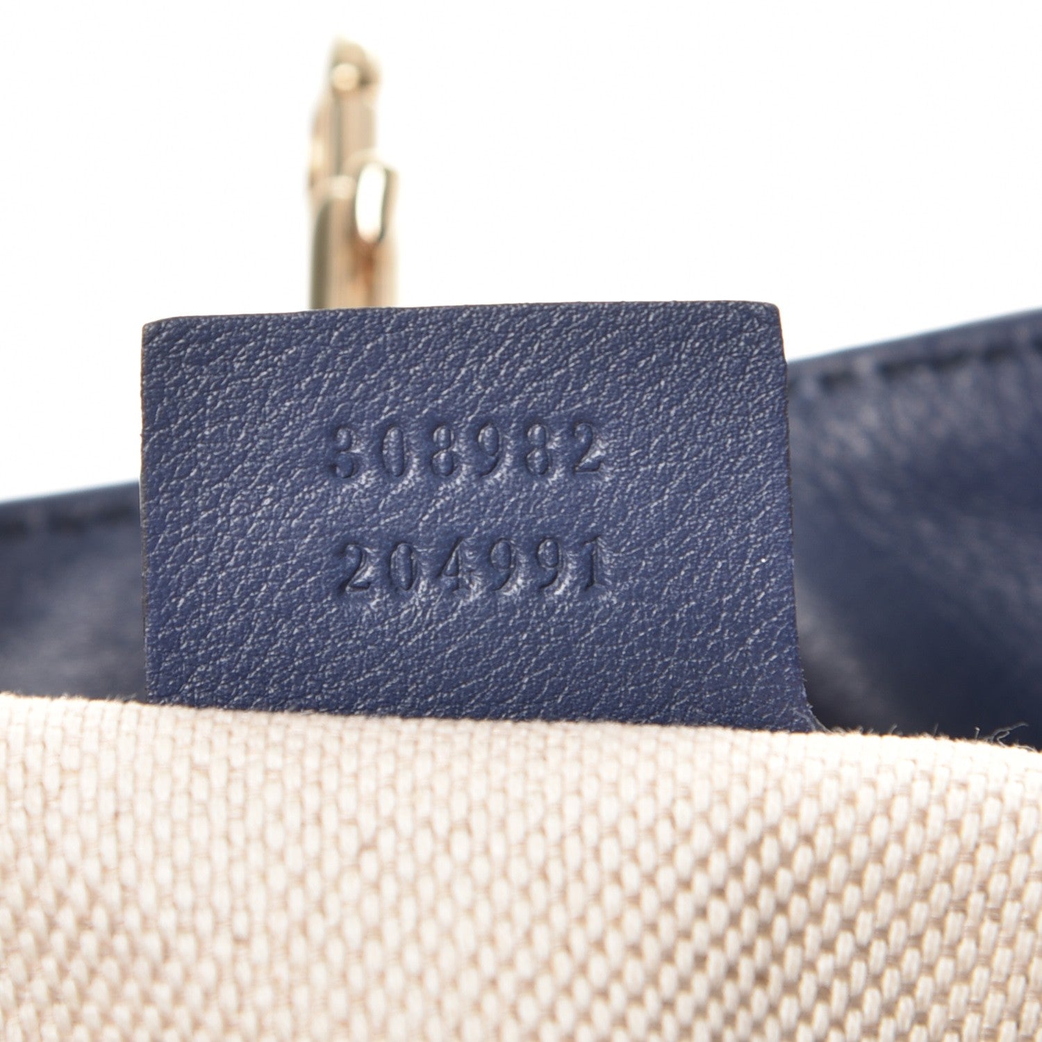 Gucci Patent Medium Soho Chain Shoulder Bag Uniform Blue 7 of 7