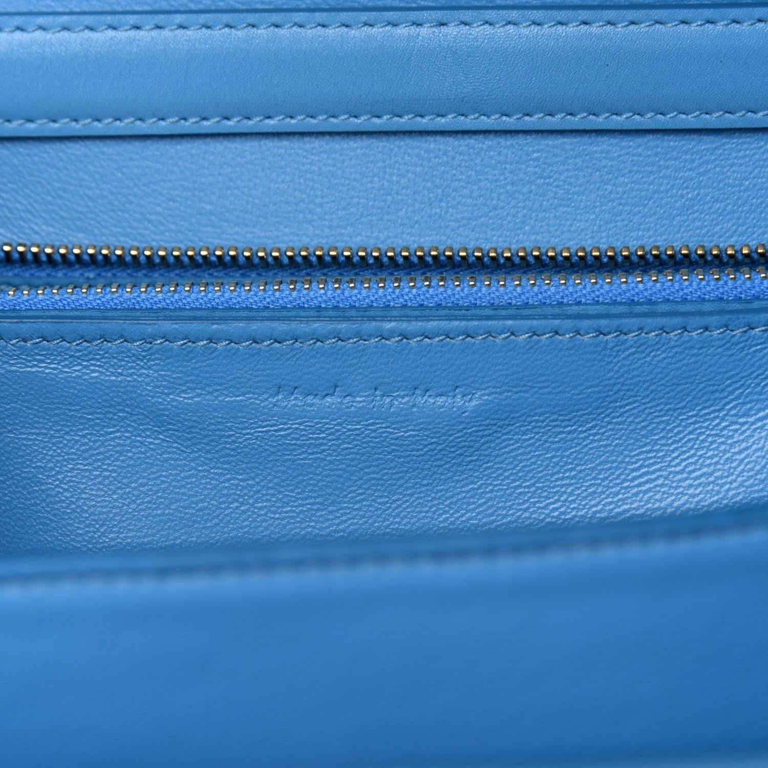 Celine Box Calfskin Medium Classic Box Flap Bag Blue 7 of 12