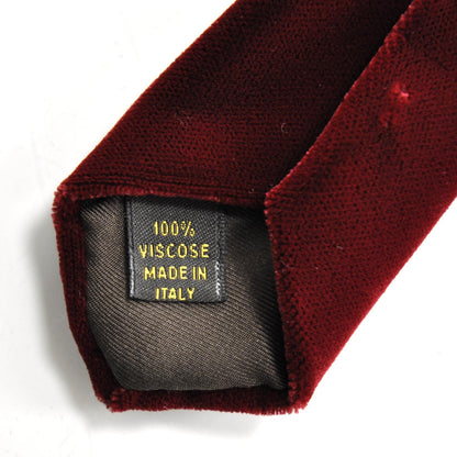 Louis Vuitton Mens Velvet Tie Bordeaux 6 of 6