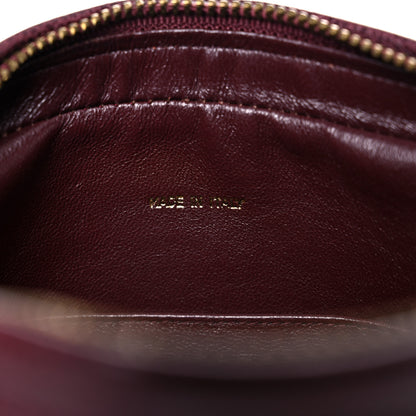 Chanel Caviar Chevron Quilted Tassel Camera Case Burgundy 6 of 16