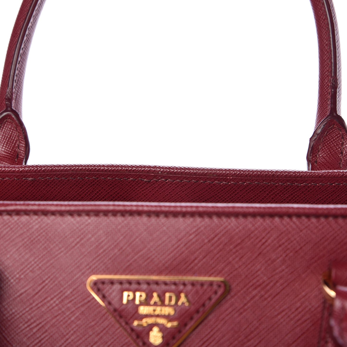 Saffiano Lux Open Promenade Tote Cherry
