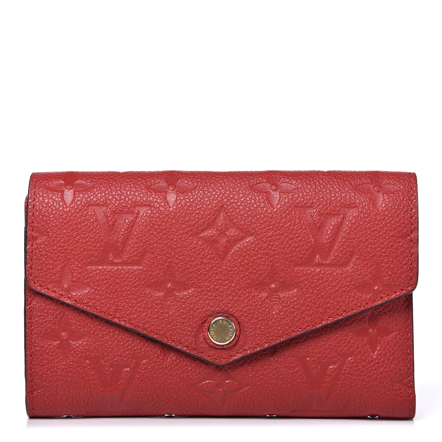 Louis Vuitton Empreinte Compact Curieuse Wallet Cherry 1 of 9