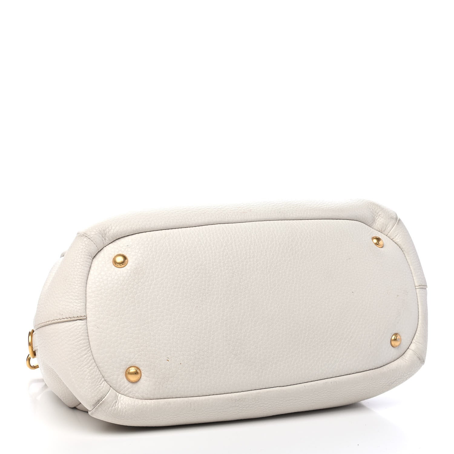 Prada Vitello Daino Shoulder Bag White 3 of 14