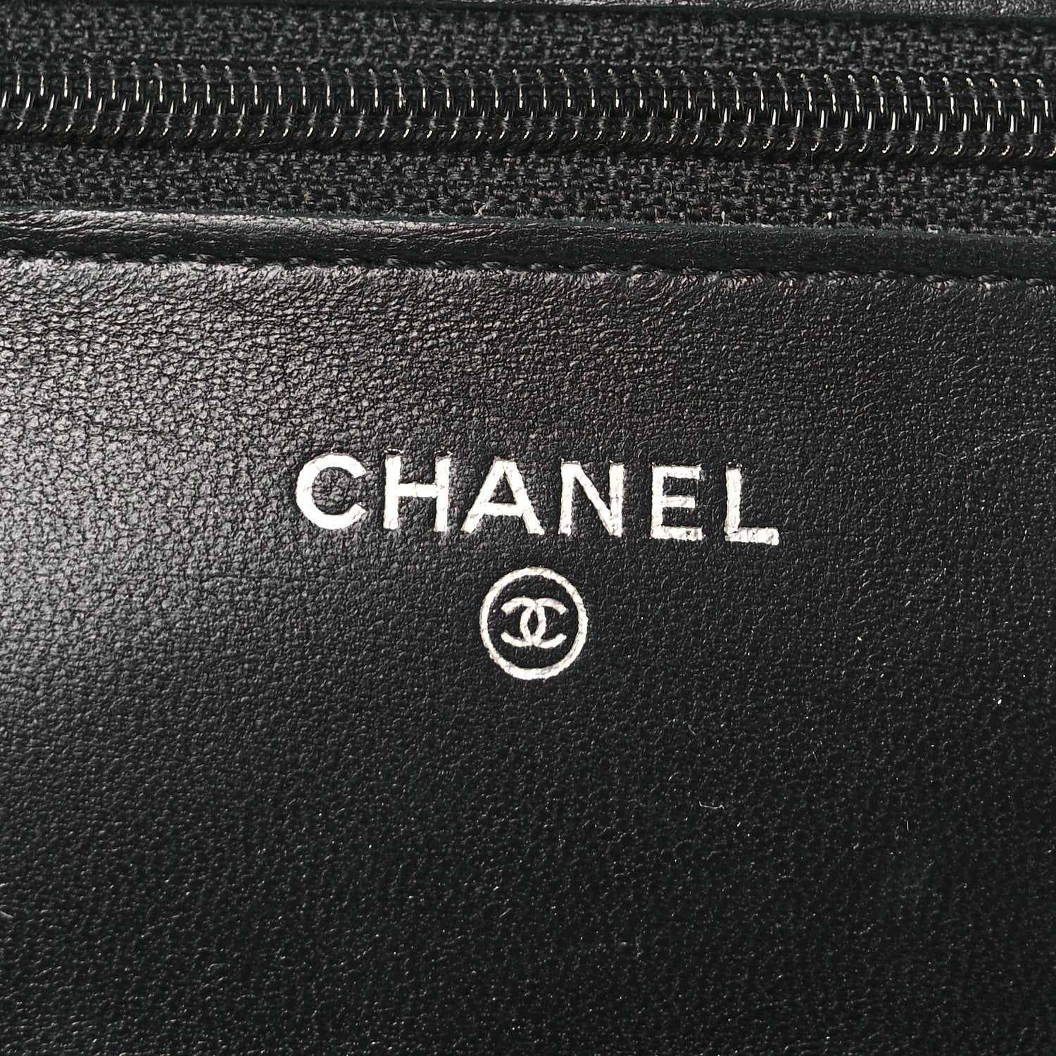 Chanel Lambskin Quilted Wallet On Chain WOC Black 6 of 12