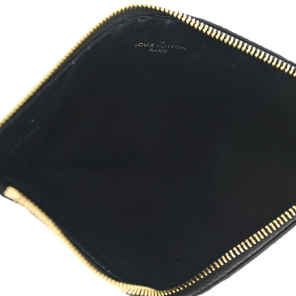 Louis Vuitton Empreinte Felicie Chain Wallet Zippered Insert Black 5 of 8