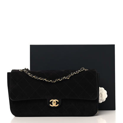 Chanel Suede Calfskin Small Souplissimo Maxi Flap Black 21 of 21