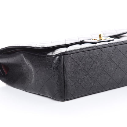Chanel Caviar Quilted Maxi Double Flap Black 5 of 9